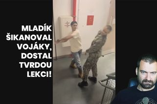Videorozbor: Mladík chtěl šikanovat skupinu vojáků, jednomu došla trpělivost | Choketopus rozbory